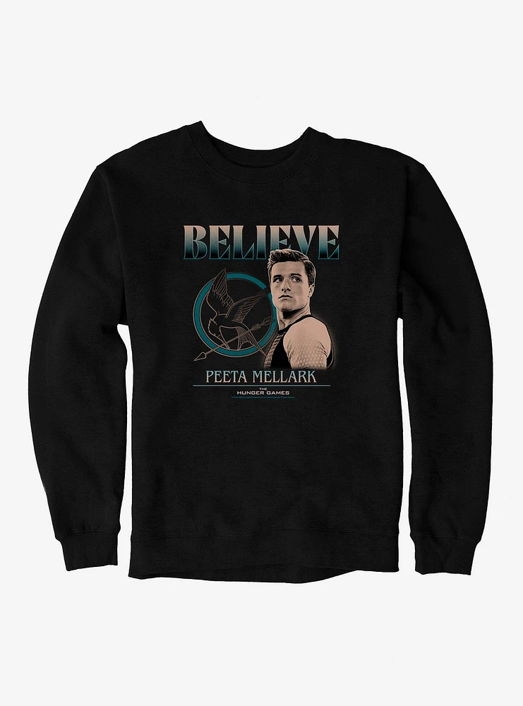 Hunger Games Peeta Mallark Believe Sweatshirt