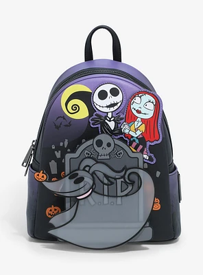 Loungefly Disney The Nightmare Before Christmas Graveyard Mini Backpack - BoxLunch Exclusive