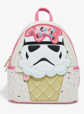 Loungefly Star Wars Storm Trooper Ice Cream Cone Mini Backpack - BoxLunch Exclusive