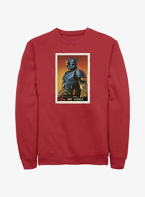 Star Wars The Mandalorian Paz Vizsla Poster Sweatshirt