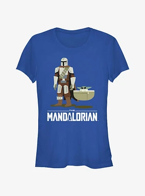 Star Wars The Mandalorian Mando and Grogu Bassinet Baby Girls T-Shirt