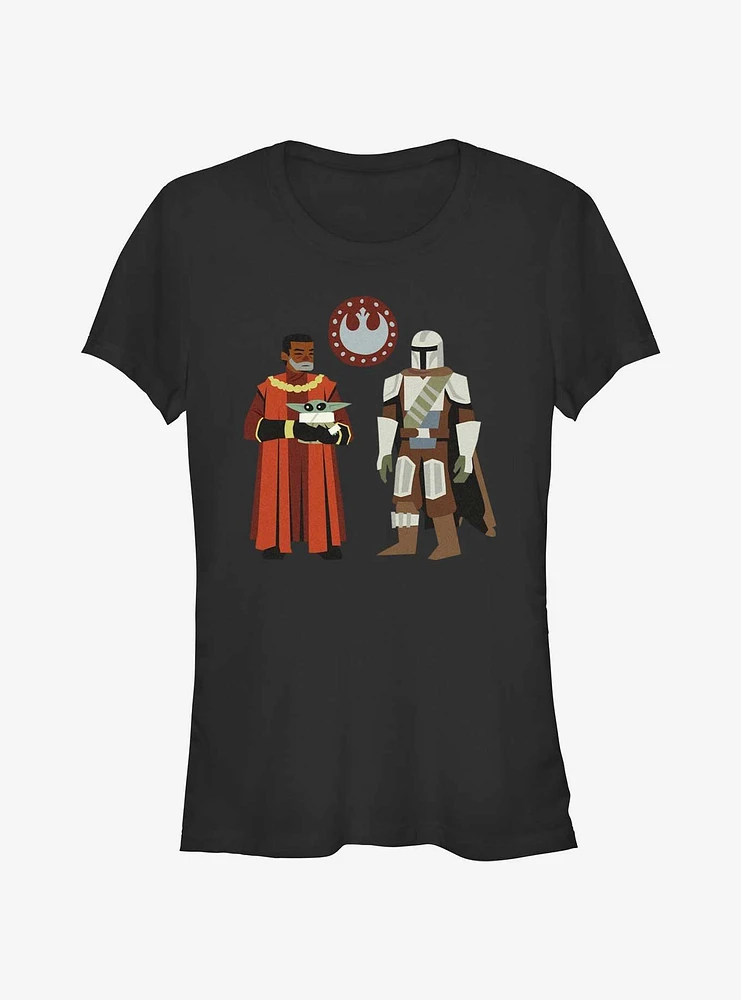 Star Wars The Mandalorian Greef Grogu Mando Girls T-Shirt