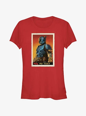 Star Wars The Mandalorian Paz Vizsla Poster Girls T-Shirt