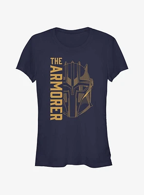 Star Wars The Mandalorian Armorer Girls T-Shirt