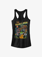 Star Wars The Mandalorian Neon Poster Girls Tank