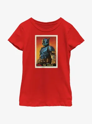 Star Wars The Mandalorian Paz Vizsla Poster Youth Girls T-Shirt