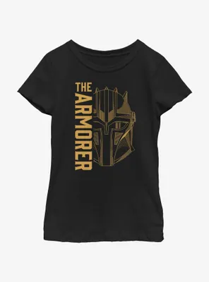 Star Wars The Mandalorian Armorer Youth Girls T-Shirt