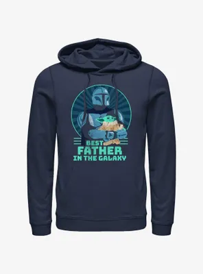 Star Wars The Mandalorian Best Father Galaxy Hoodie