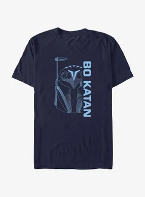 Star Wars The Mandalorian Bo Katan Helmet T-Shirt