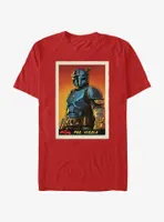 Star Wars The Mandalorian Paz Vizsla Poster T-Shirt