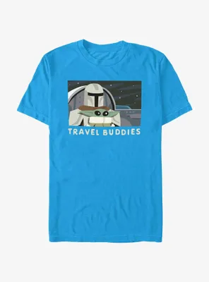 Star Wars The Mandalorian Travel Buddies T-Shirt