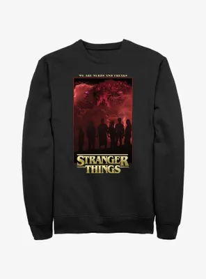 Stranger Things Nerds And Freaks Sweatshirt