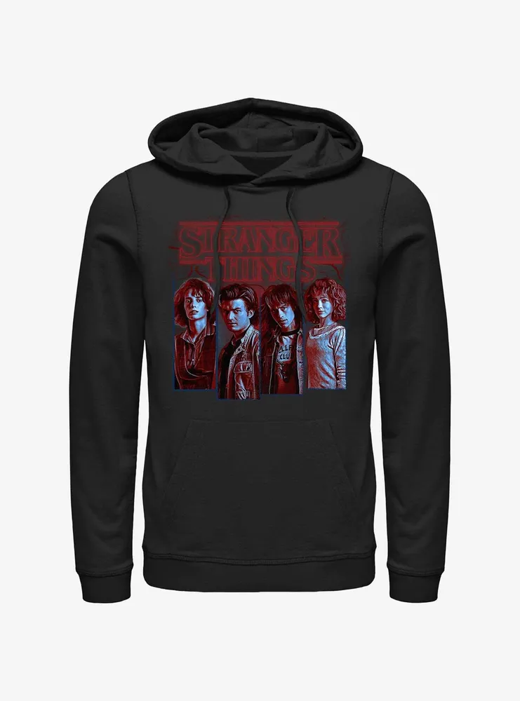 Stranger Things Robin, Steve, Eddie, Nancy Hoodie