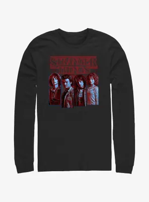 Stranger Things Robin, Steve, Eddie, Nancy Long-Sleeve T-Shirt