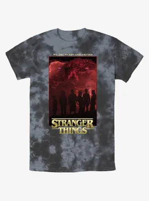 Stranger Things Nerds And Freaks Tie-Dye T-Shirt