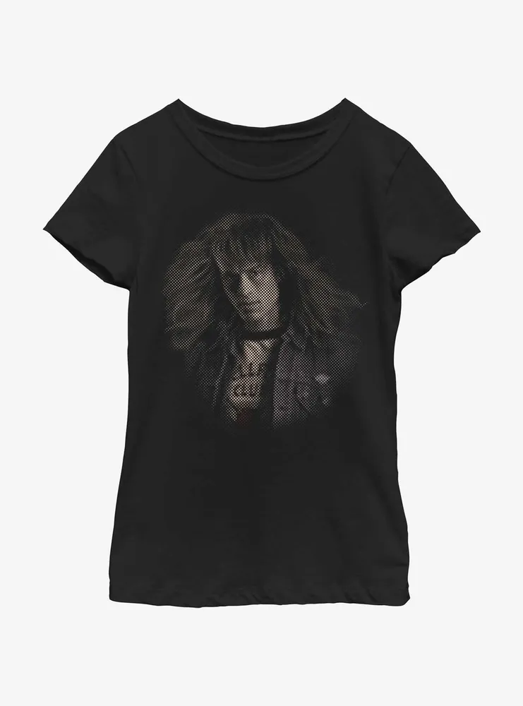 Stranger Things Halftone Eddie Munson Youth Girls T-Shirt