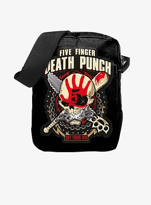 Rocksax Five Finger Death Punch Got Your Six Crossbody Bag