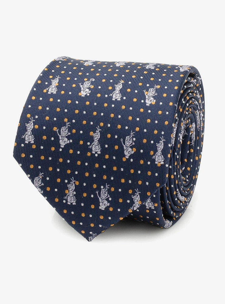 Disney Frozen Olaf Dot Motif Men's Tie