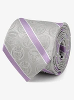 Marvel Guardians Of The Galaxy Gray Stripe Tie