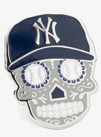 New York Yankees Sugar Skull Lapel Pin