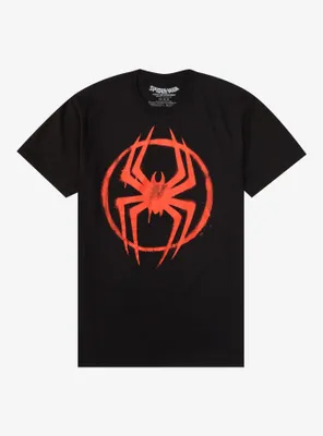 Marvel Spider-Man: Across The Spider-Verse Miles Logo T-Shirt