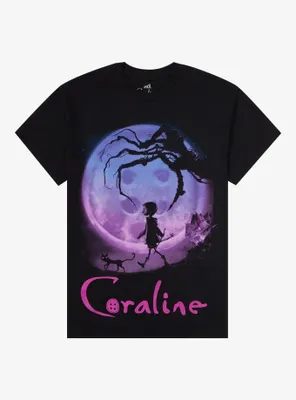 Coraline Button Moon Jumbo Print T-Shirt