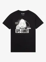 Spy X Family Anya Heh Black & White T-Shirt