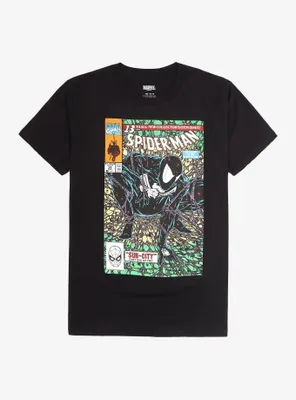 Marvel Spider-Man Symbiote Comic Cover T-Shirt