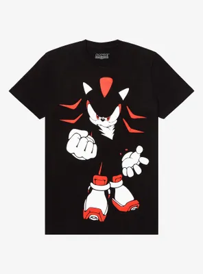 Sonic The Hedgehog Shadow Jumbo Print T-Shirt