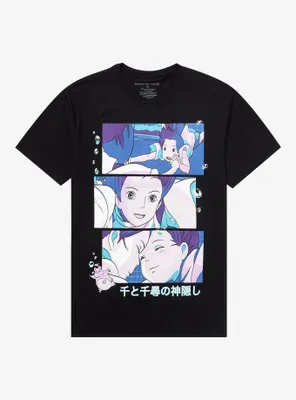 Studio Ghibli Spirited Away Falling Panels T-Shirt