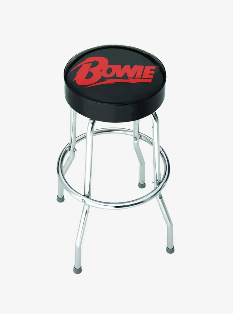 Rocksax David Bowie Logo Bar Stool