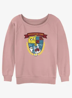 Adventure Time Shield Womens Slouchy Sweatshirt