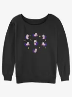 Cartoon Network Courage the Cowardly Dog Scary Night Womens Slouchy Sweatshirt