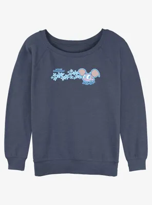 Cartoon Network Dexter's Laboratory Dee Florals Womens Slouchy Sweatshirt