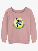 Cartoon Network Dexter's Laboratory I Amaze Myself Womens Slouchy Sweatshirt