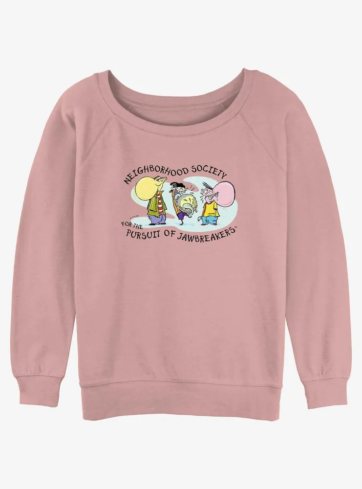 Cartoon Network Ed, Edd n Eddy Jawbreakers Womens Slouchy Sweatshirt