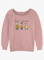 Cartoon Network Ed, Edd n Eddy Puberty Is Unforgiving Womens Slouchy Sweatshirt