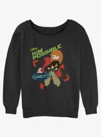 Disney Kim Possible Call Rufus and Womens Slouchy Sweatshirt