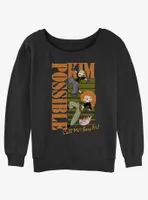 Disney Kim Possible Swingin' Womens Slouchy Sweatshirt