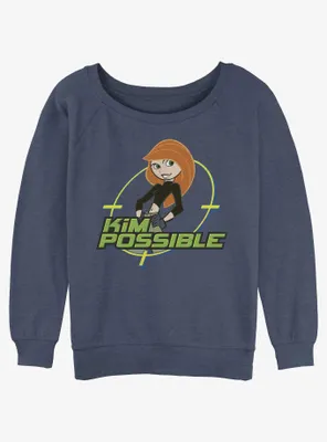 Disney Kim Possible Teen Hero Womens Slouchy Sweatshirt