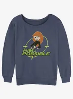 Disney Kim Possible Teen Hero Womens Slouchy Sweatshirt