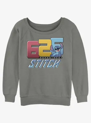 Disney Lilo & Stitch Experiment 626 Womens Slouchy Sweatshirt