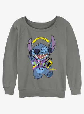 Disney Lilo & Stitch Rockin' Womens Slouchy Sweatshirt