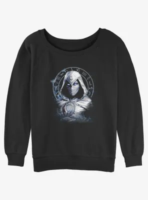 Marvel Moon Knight Galaxy Portrait Womens Slouchy Sweatshirt
