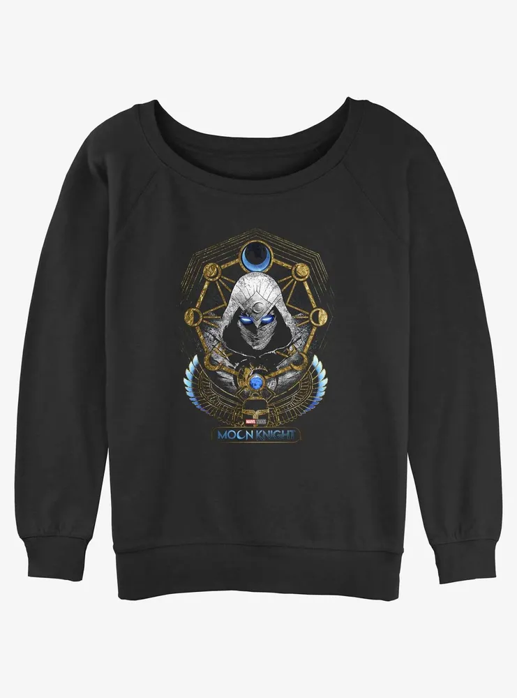 Marvel Moon Knight Scarab Phase Womens Slouchy Sweatshirt