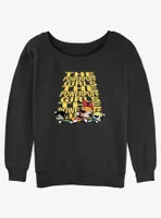 Cartoon Network The Powerpuff Girls Tough Puff Womens Slouchy Sweatshirt