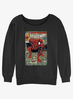 Marvel Spider-Man Spider Torment Womens Slouchy Sweatshirt