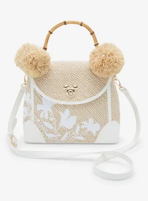 Our Universe Disney Mickey Mouse Floral Pom Pom Handbag - BoxLunch Exclusive