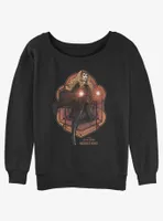 Marvel Doctor Strange the Multiverse of Madness Wanda Witch Womens Slouchy Sweatshirt