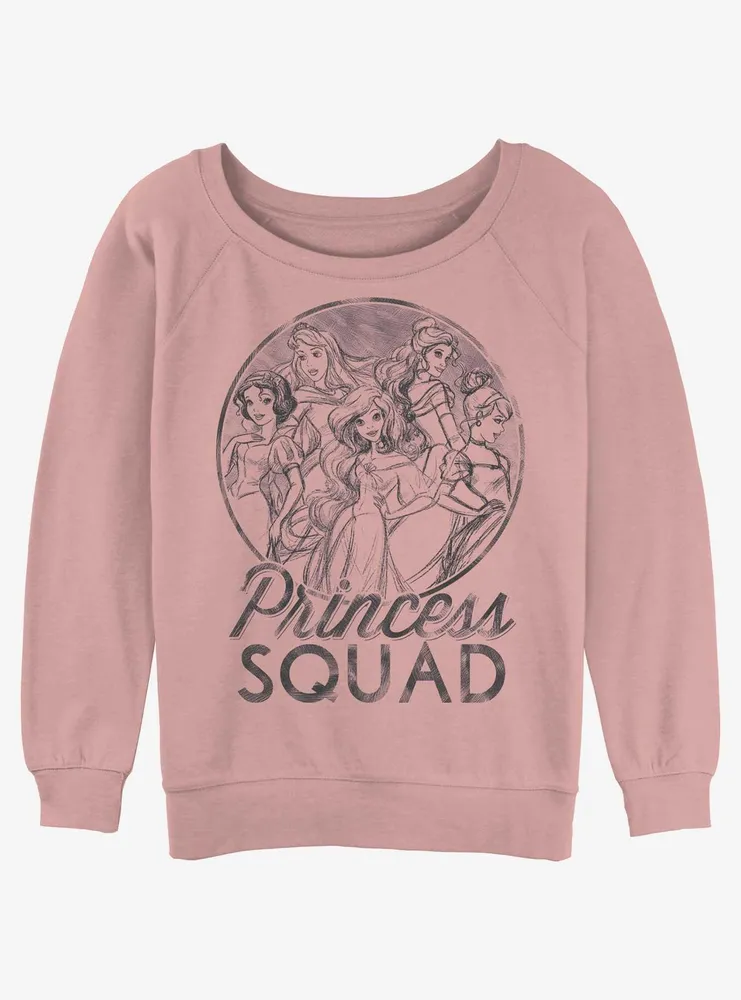 Disney Princesses Princess Squad Womens Slouchy Sweatshirt